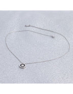 31MADISON Roman Circle Cubic Zirconia Necklace