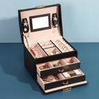 31MADISON DOWNTOWN Black 2 Drawer Jewellery Case