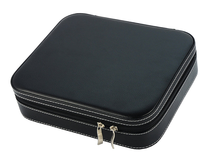 31MADISON ROOSEVELT Black 3 Slot Eyewear Glasses Case