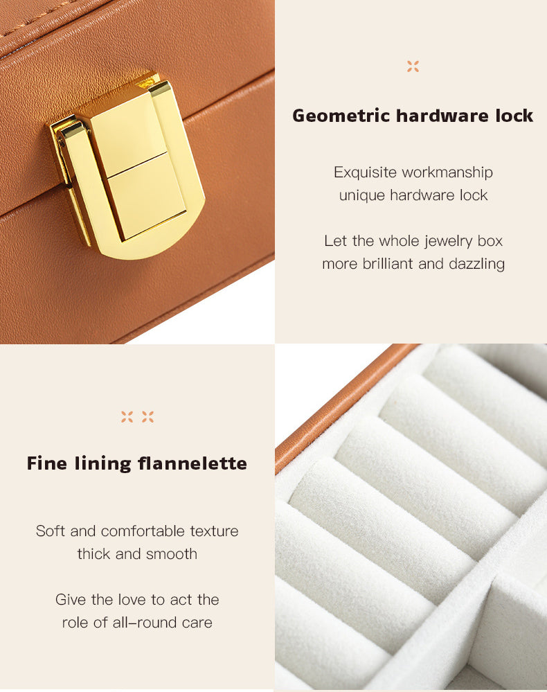 31MADISON WESTSIDE Pumpkin Jewellery Travel Case