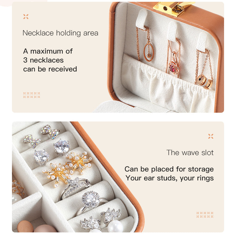 31MADISON WESTSIDE Pumpkin Jewellery Travel Case