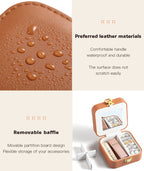 31MADISON WESTSIDE Pumpkin Jewellery Travel Case