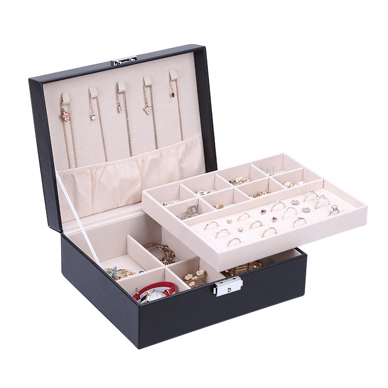 31MADISON DOWNTOWN Black Single Tray Jewellery Box