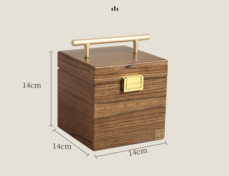 31MADISON GREENWICH Walnut Small Jewellery Case