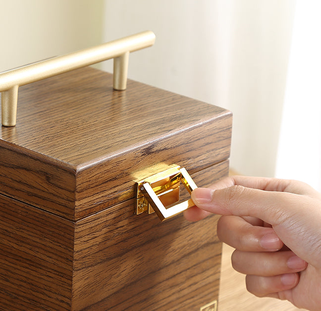 31MADISON GREENWICH Walnut Small Jewellery Case