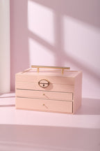 31MADISON LENNOX Pink 2 Drawer Jewellery Case