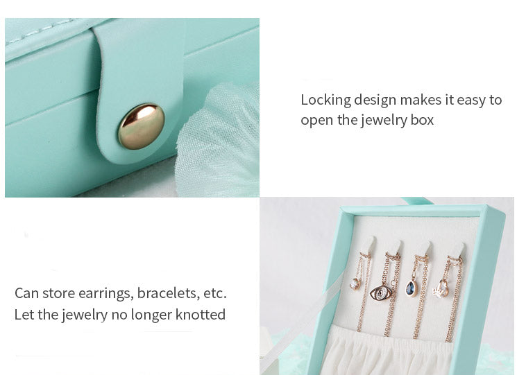 31MADISON WESTSIDE Blue Travel Jewellery Case