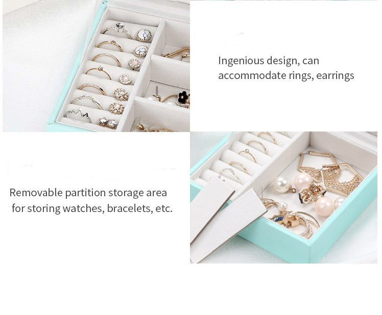 31MADISON WESTSIDE Blue Travel Jewellery Case