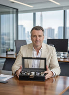 31MADISON HUDSON Black 5 Slot Watch Case