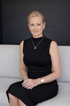 31MADISON Roman Rose Gold 2 Circle Necklace