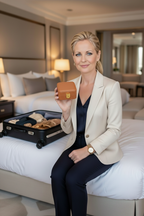 31MADISON WESTSIDE Pumpkin Jewellery Travel Case